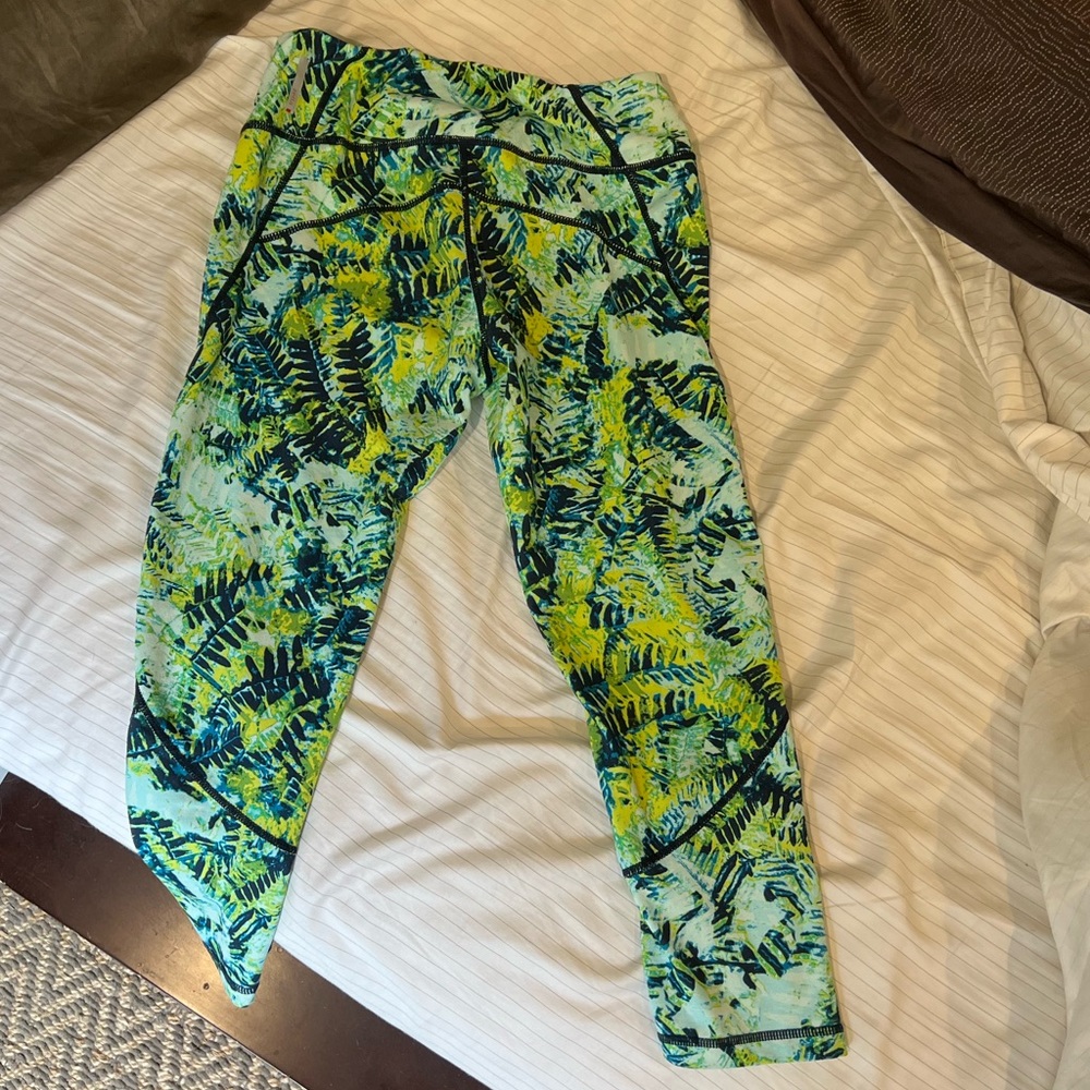 Zella Tropical Print Legging - size small